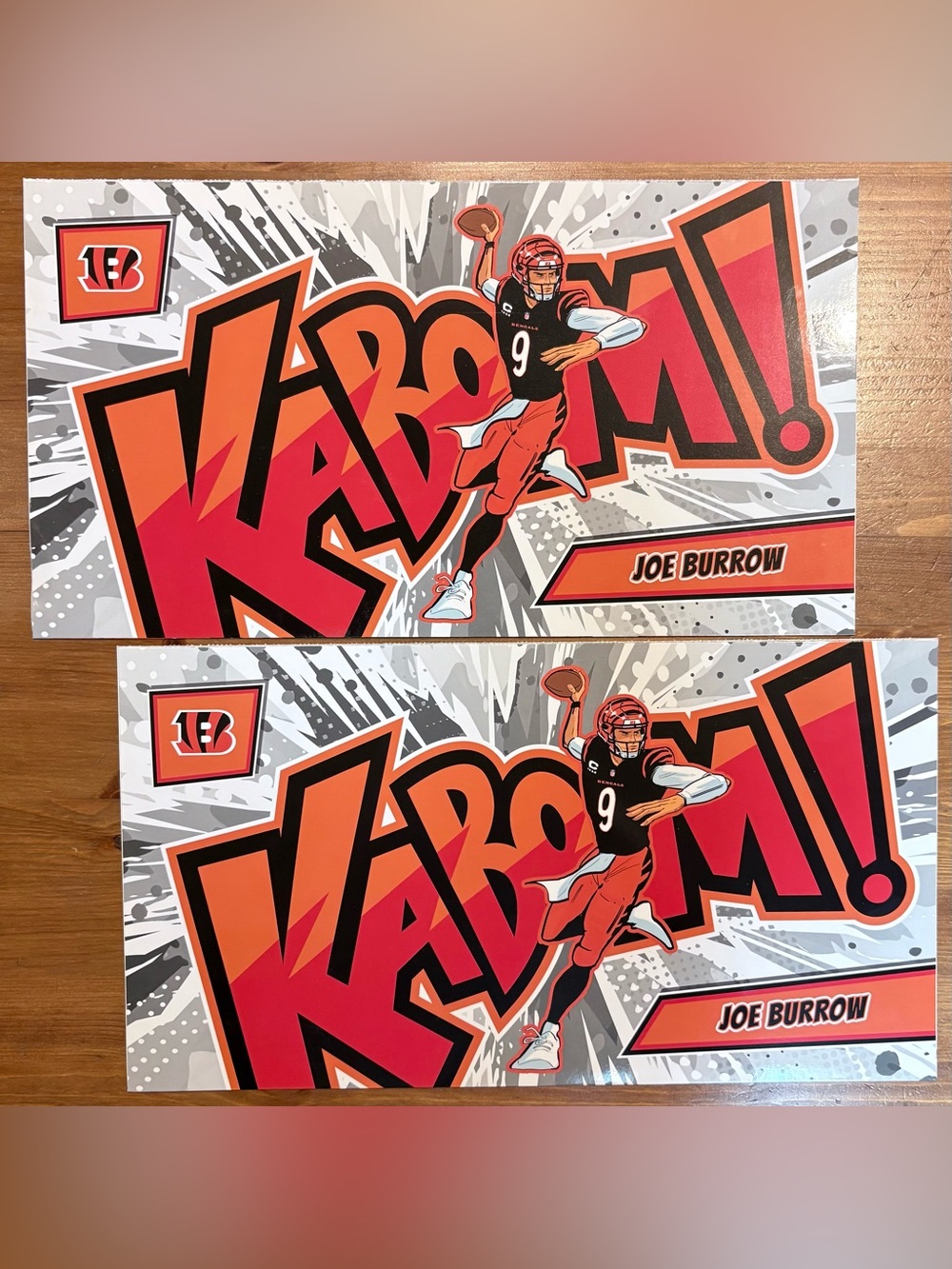 2025 Absolute Holiday Advent Calendar Jumbo Oversized Kaboom Joe Burrow